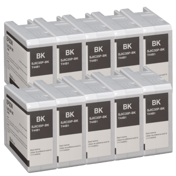 Epson C6000 / C6500 Tintenkartusche Schwarz 10er Set